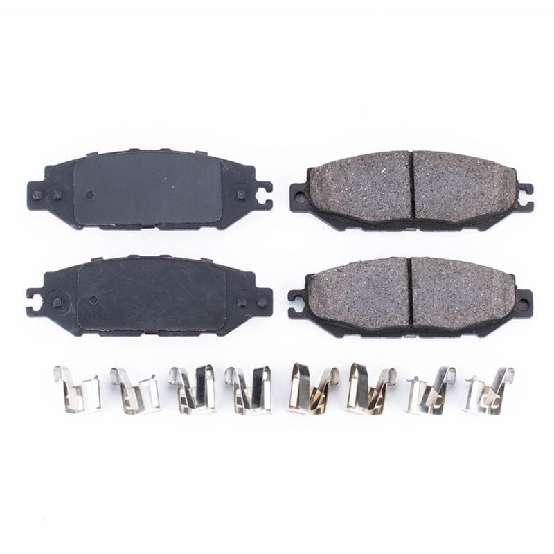 PowerStop — PowerStop - Z17 Low-Dust Ceramic Brake Pads with Hardware