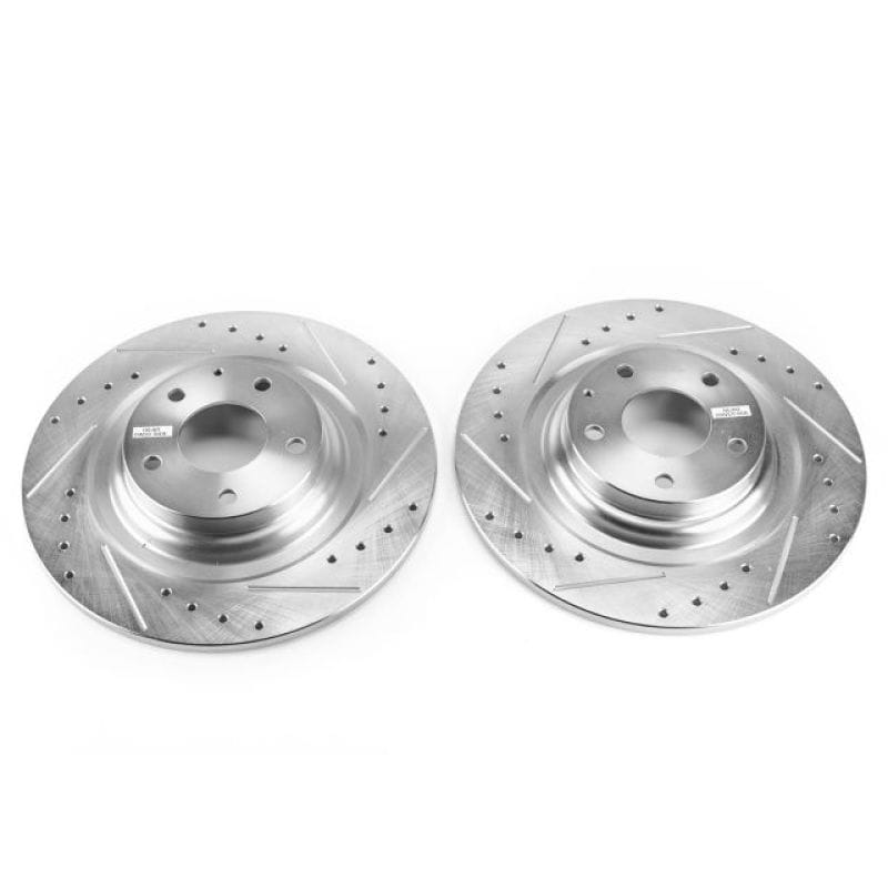 PowerStop — PowerStop Evolution Performance Drilled, Slotted & Plated Brake Rotor Pair