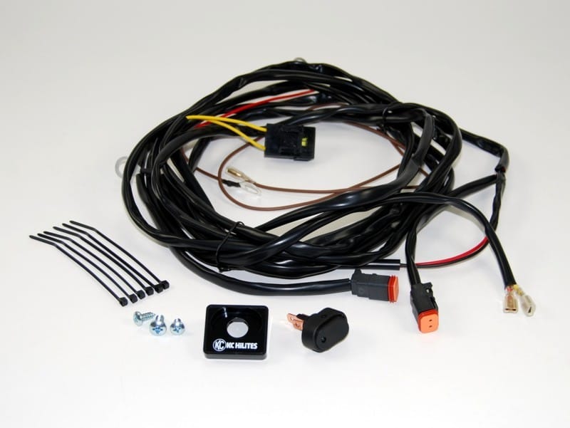 KC HiLiTES — Wiring Harness; DT for 2 Lights (110w max)
KC Wire Harness For 2-Light DT Connector
