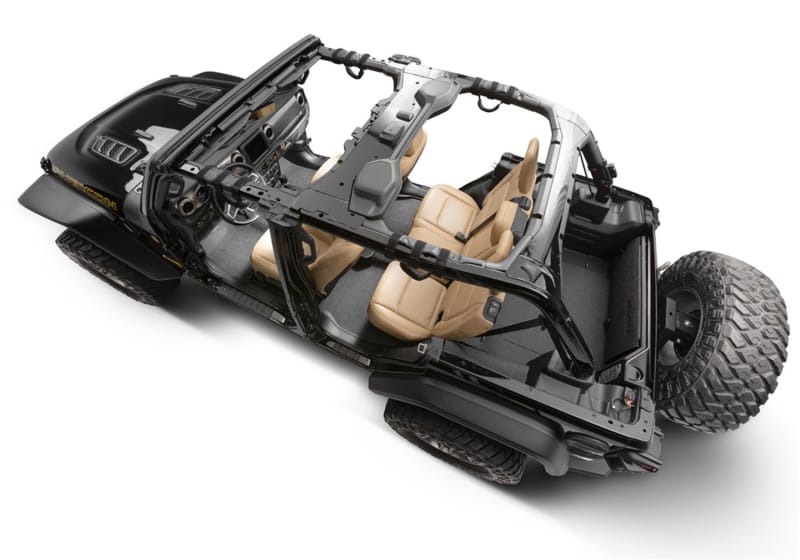 BedRug — JEEP BEDTRED 18+JL 4DR CARGO WITHOUT GAP HIDER