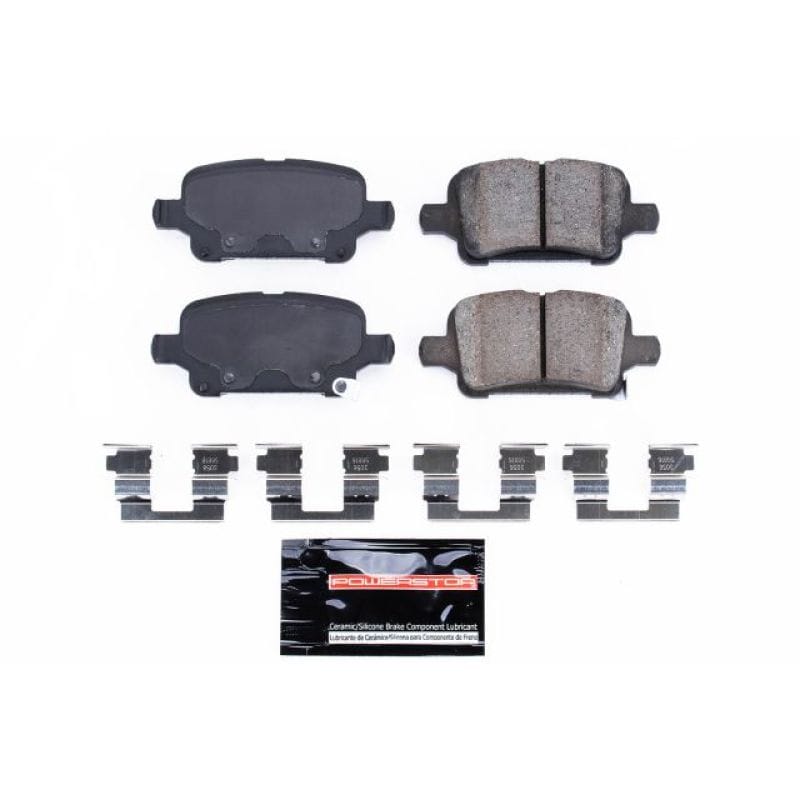 PowerStop — PowerStop - Z23 Daily Driver Carbon-Fiber Ceramic Brake Pads with Hardware Kit
