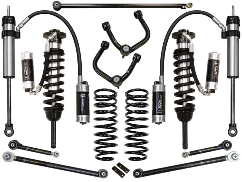 ICON — 10-UP FJ/10-UP 4RUNNER 0-3.5" STAGE 7 SUSPENSION SYSTEM W TUBULAR UCA
10-24 4RNR/10-14 FJ 0-3.5" STAGE 7 SUSPENSION SYSTEM W TUBULAR UCA