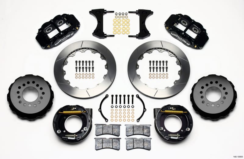 Wilwood — KIT,REAR,C10 CHEVY 63-87,5 LUG,2.42 OFF FNSL4R,13.00 ROTOR