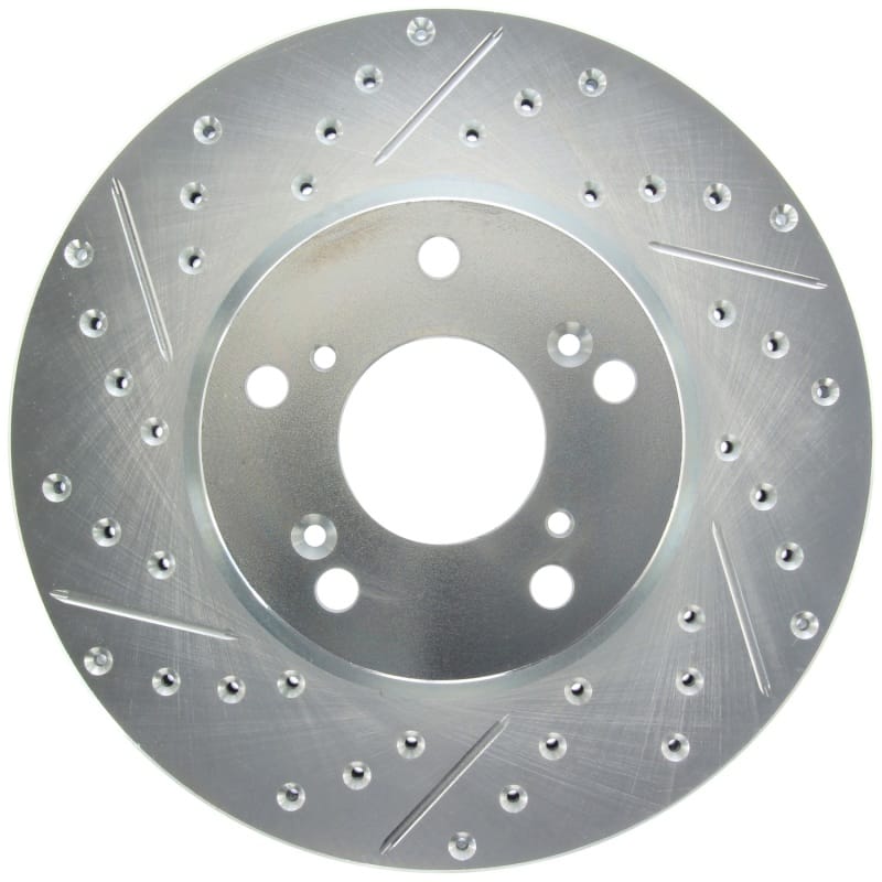Stoptech — StopTech Select Sport Drilled and Slotted Brake Rotor; Front Right