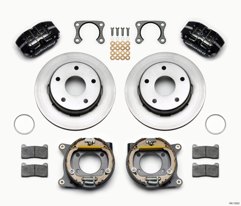 Wilwood — KIT,REAR,DISC/DRUM,BIG FORD,2.36 OFFSET DPL,1 PC,5x5.50 BC,12.19 ROTOR
