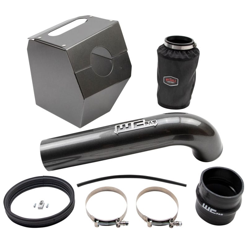 Wehrli — Intake Kit, 4in., for 2017-2019 Duramax L5P, Gloss Black