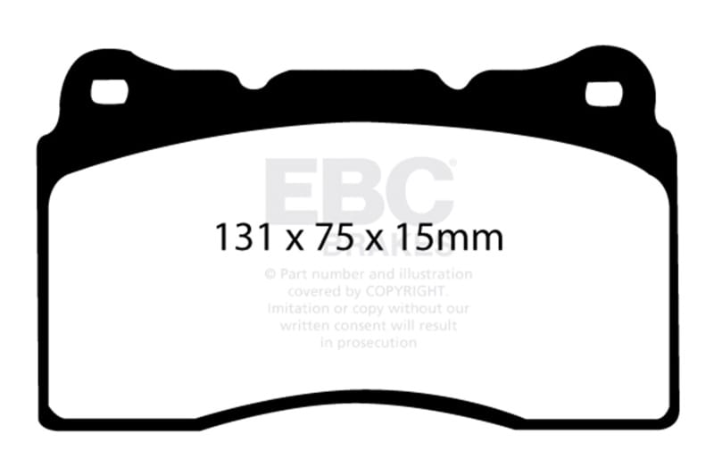 EBC — Redstuff Ceramic Low Dust Brake Pads