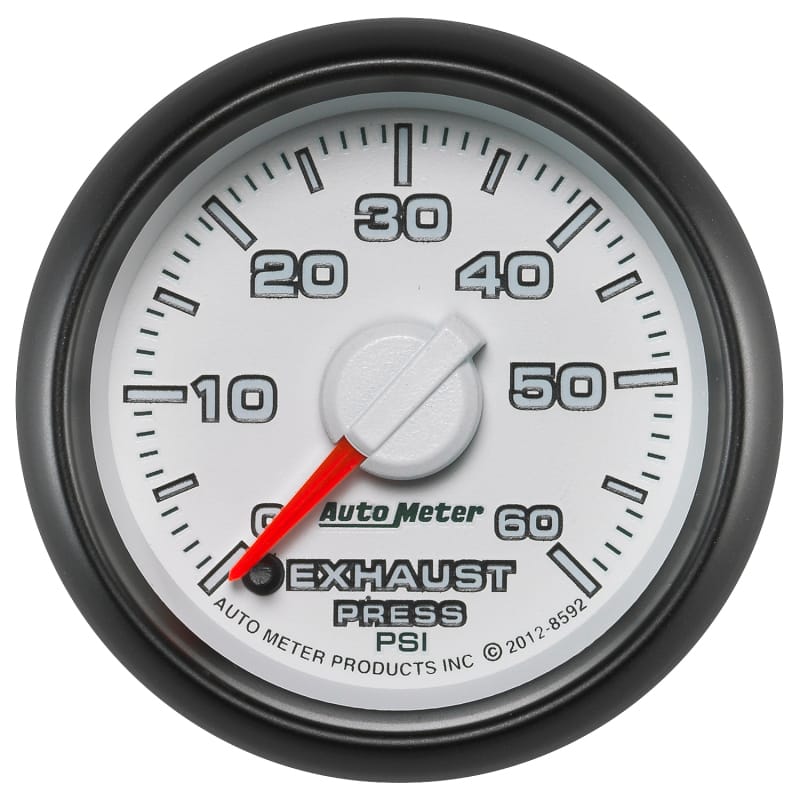 AutoMeter — GAUGE, EXHAUST PRESS., 2 1/16", 60PSI, STEPPER MOTOR, RAM GEN 3 FACTORY MATCH