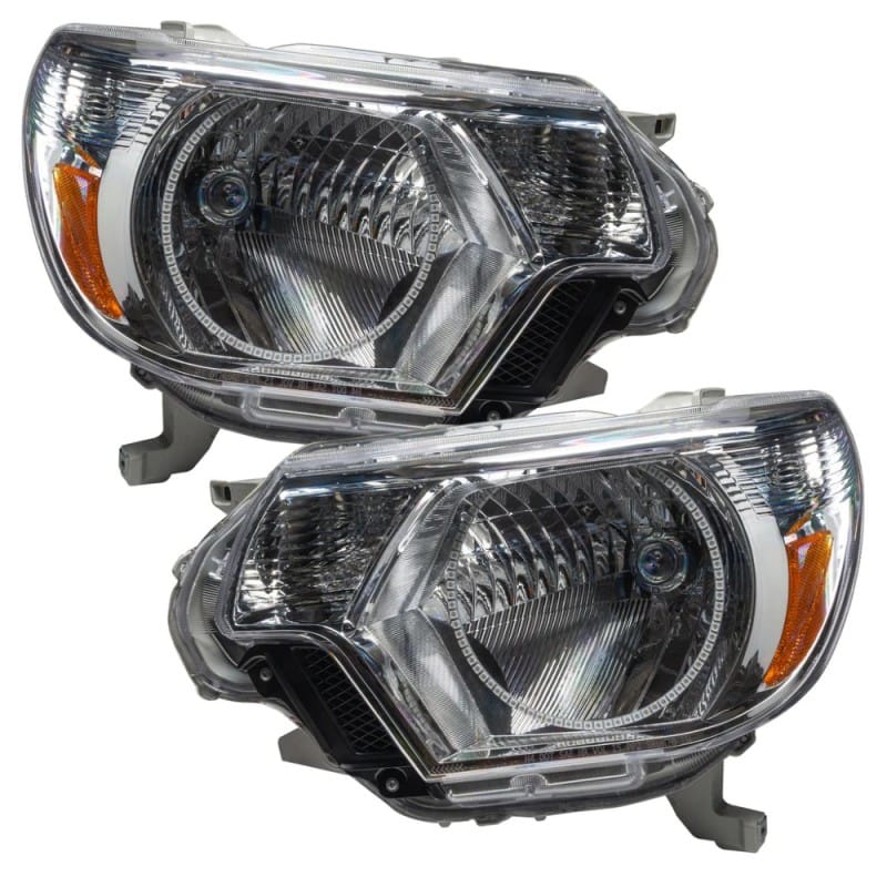 ORACLE Lighting — 2012-2015 Toyota Tacoma Pre-Assembled LED Halo Headlights - (Chrome Housing)