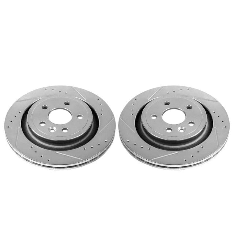 PowerStop — PowerStop Evolution Performance Drilled, Slotted & Plated Brake Rotor Pair