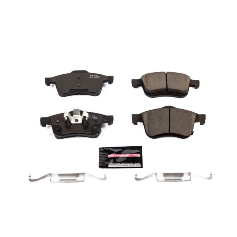 PowerStop — PowerStop - Z23 Daily Driver Carbon-Fiber Ceramic Brake Pads with Hardware Kit
