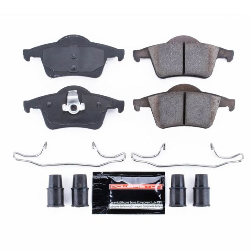 PowerStop — PowerStop - Z23 Daily Driver Carbon-Fiber Ceramic Brake Pads with Hardware Kit