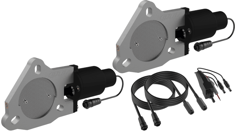 QTP — QTP 3in Bolt-On QTEC Dual Electric Cutout Valves - Pair