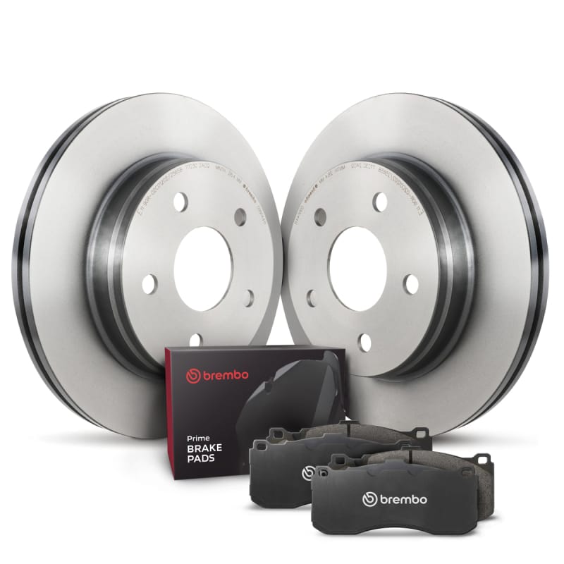 Brembo OE — Brembo low-met brake pad and UV coated PVT  brake disc kit