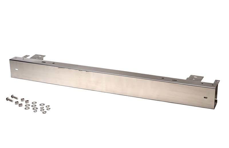 Kentrol — Kentrol 97-06 Jeep Wrangler TJ 50 Inch Rear Bumper - Polished Silver