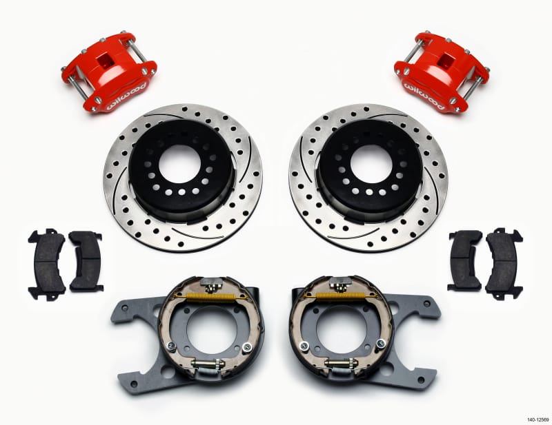 Wilwood — KIT,REAR,DISC/DRUM,C10 CHEVY 63/87,2.42 OFFSET,5 LUG,D154