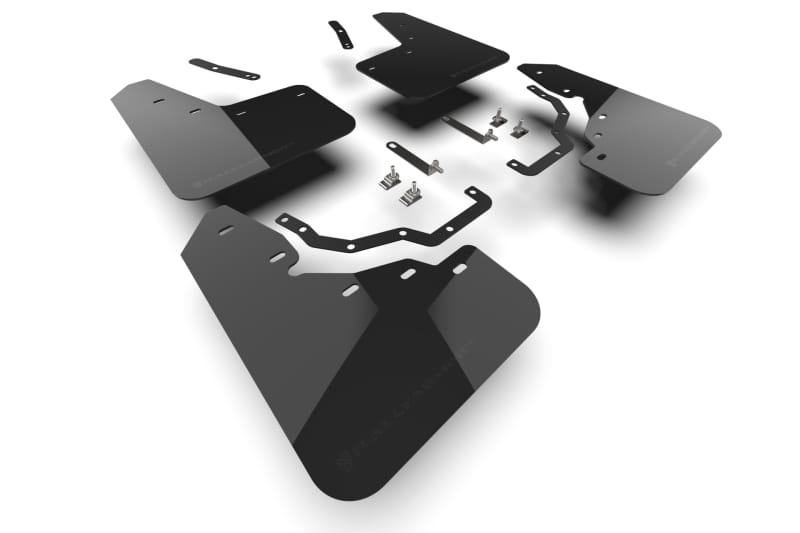 Rally Armor — Black Mud Flap/Metallic Black Logo