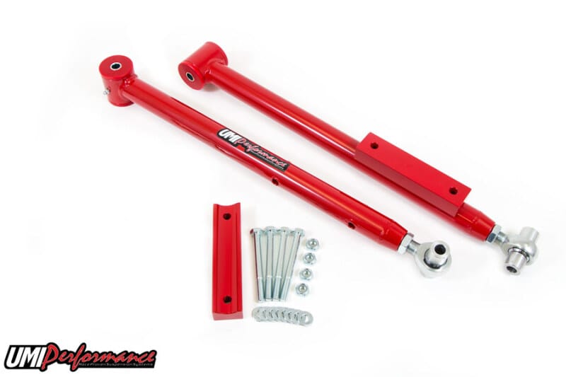 UMI Performance — UMI extended length control arms center rear wheels on Impala SS.