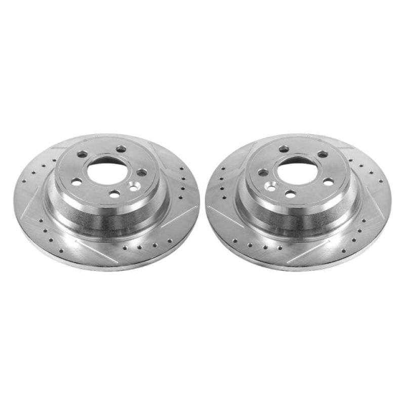 PowerStop — PowerStop Evolution Performance Drilled, Slotted & Plated Brake Rotor Pair