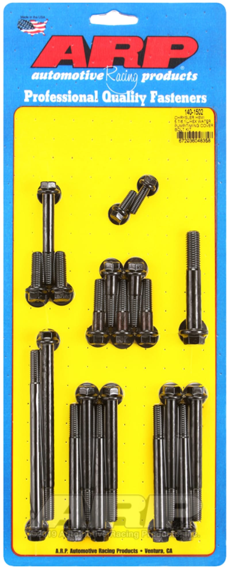 ARP — ARP Chrysler Hemi 5.7/6.1L Hex Water Pump/Timing Cover Bolt Kit