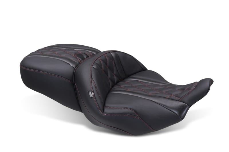 Mustang Motorcycle — Mustang 23-25 Harley CVO Road Glide (ST) Super Touring Standard Reach One-Piece, 2 UP Black