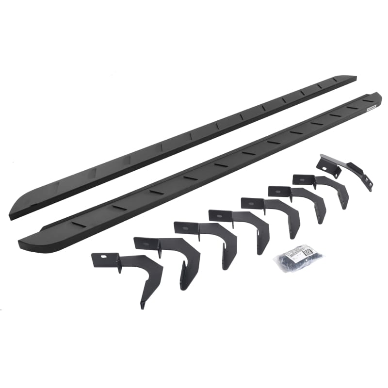 Go Rhino — RB10 Slim Line Running Boards with Mounting Brackets Kit