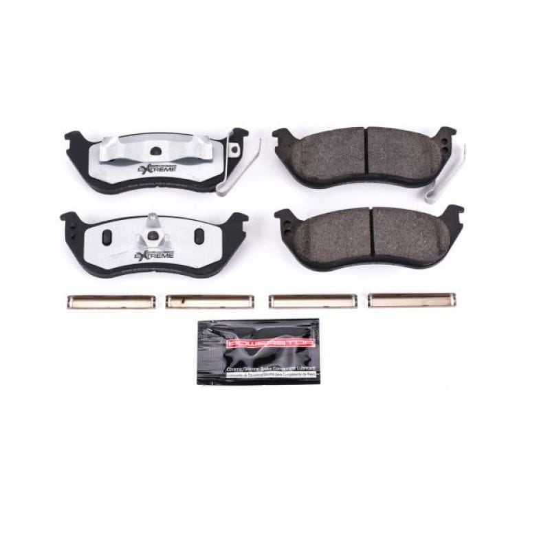 PowerStop — PowerStop - Z36 Truck and SUV Carbon-Fiber Ceramic Brake Pads with Hardware Kit