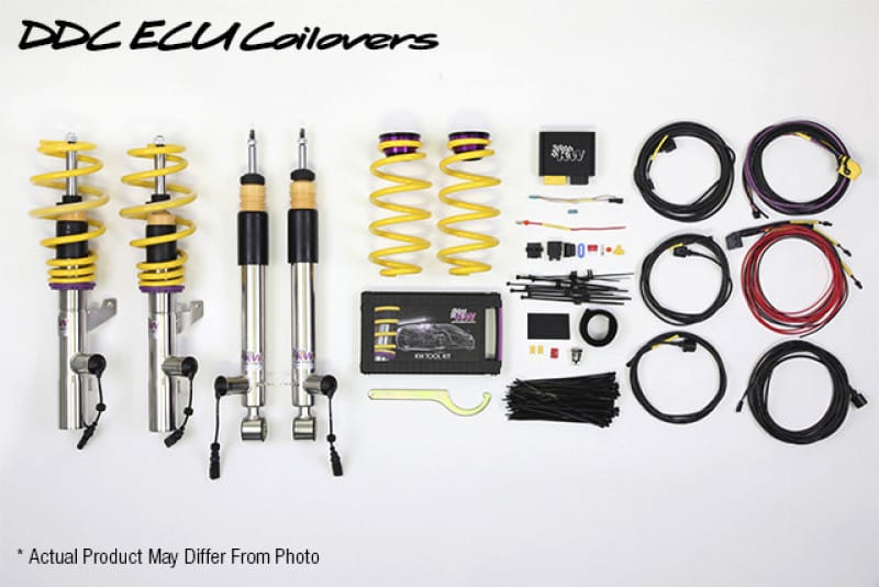 KW — Electronic Adjustable Coilover Suspension with Hydraulic Front & Rear Axle Lift
KW DDC ECU COILOVER KIT WITH HLS4 - 39087002