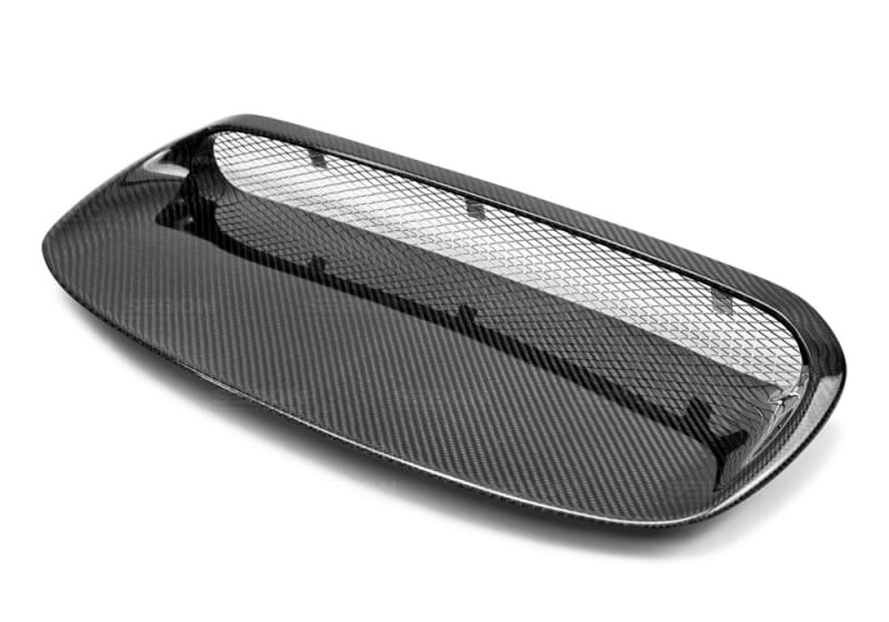 Seibon — Seibon 08-11 Subaru Impreza WRX STI OEM-Style CF Hood Scoop - Only Fits OEM Hoods (Not Seibon Hoods)