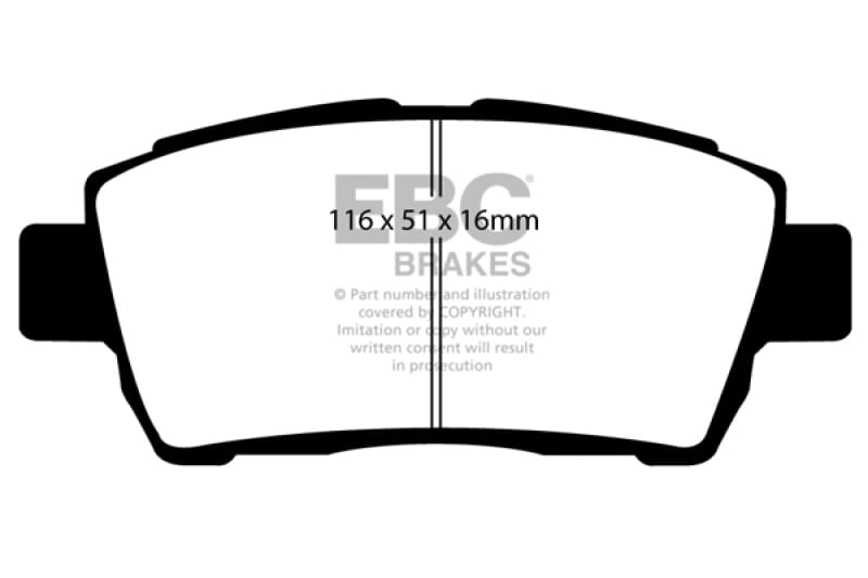 EBC — Redstuff Ceramic Low Dust Brake Pads