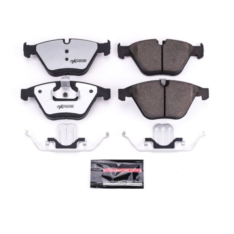 PowerStop — PowerStop - Z26 Performance Carbon-Fiber Ceramic Brake Pads with Hardware Kit