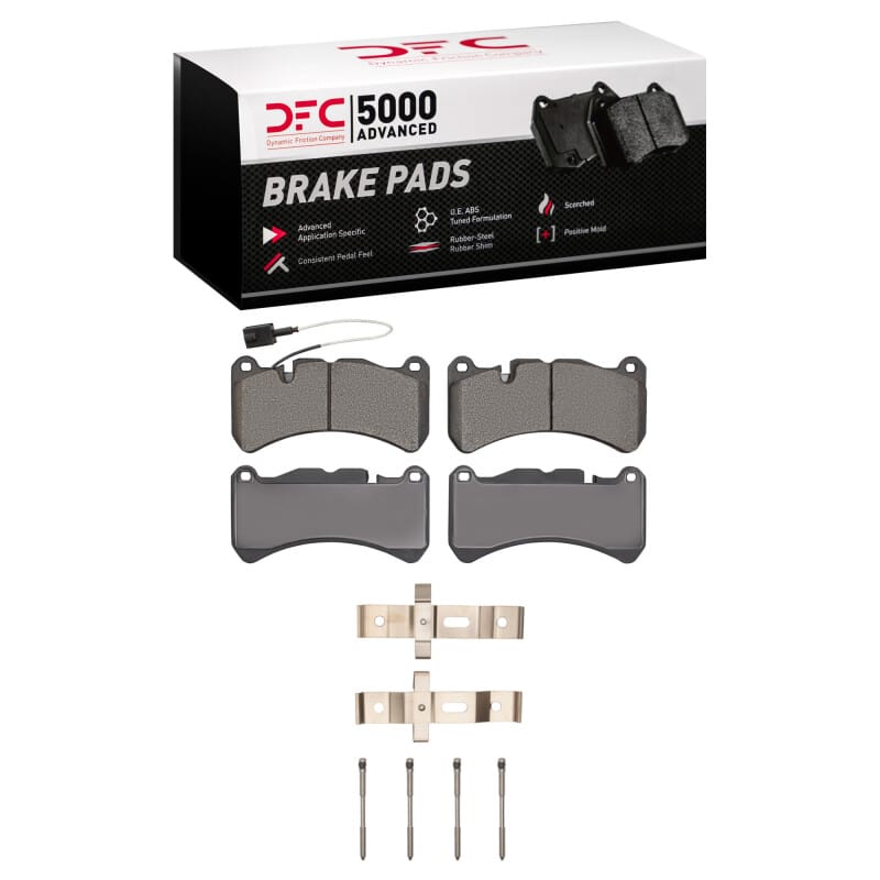 DFC — DFC 5000 Advanced Pads - Low-Metallic and Hardware Kit