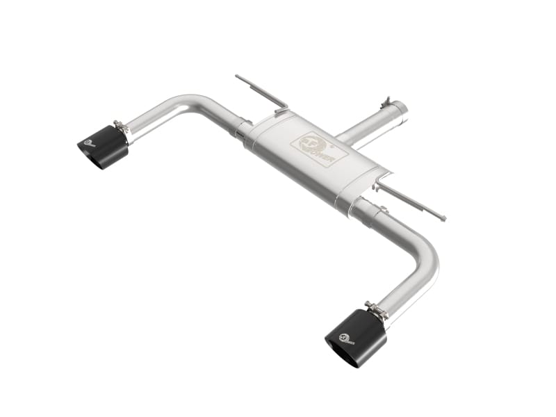 aFe — MACH Force-Xp 3 IN to 2-1/2 IN Stainless Steel Axle-Back Exhaust System Black