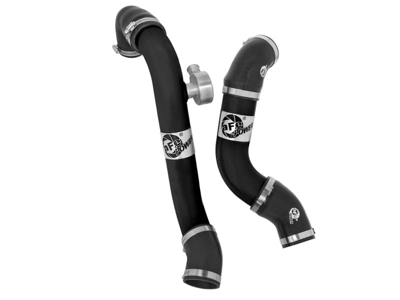 aFe — BladeRunner Aluminum Hot and Cold Charge Pipe Kit Black
