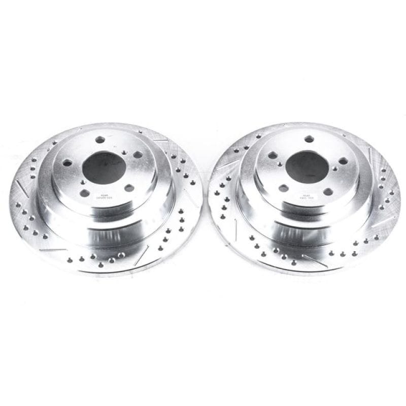 PowerStop — PowerStop Evolution Performance Drilled, Slotted & Plated Brake Rotor Pair