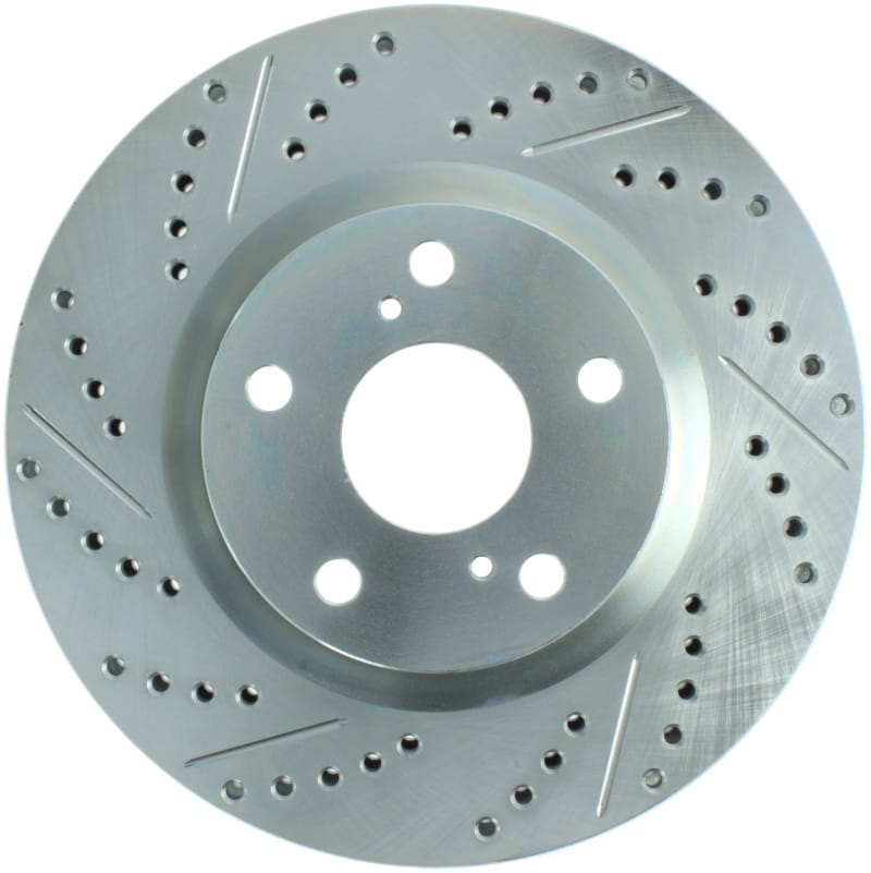 Stoptech — StopTech Select Sport Drilled and Slotted Brake Rotor; Front Right