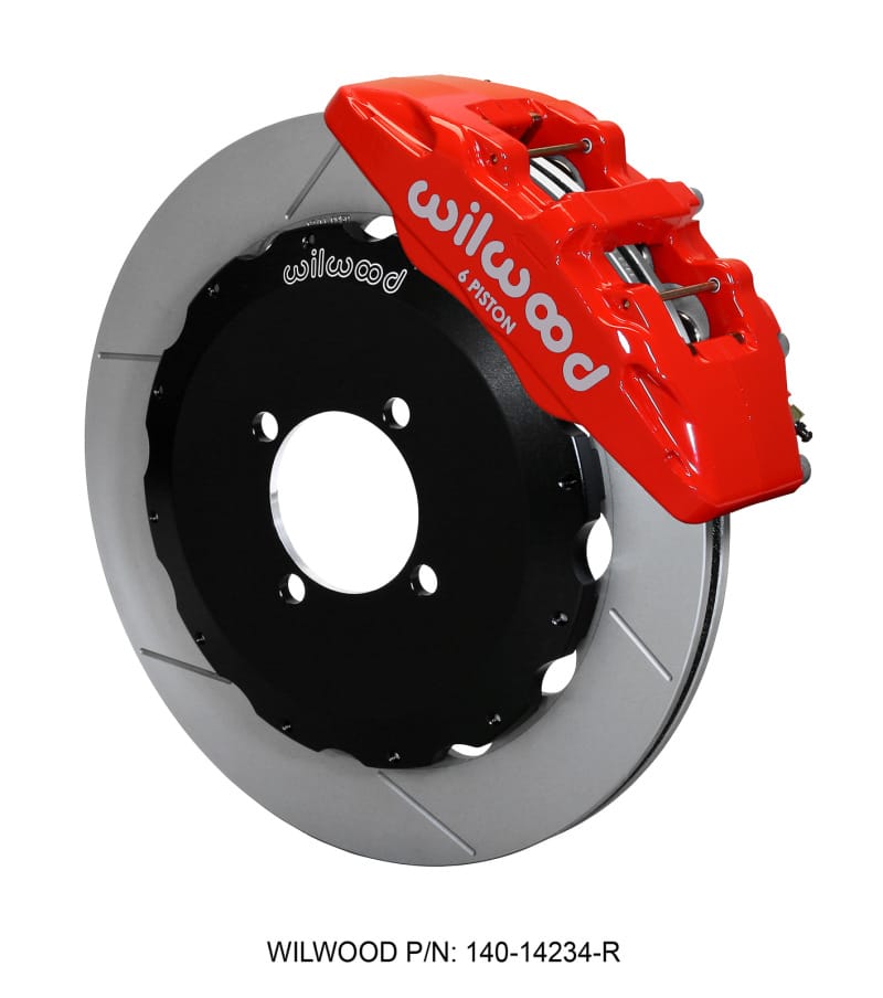 Wilwood — KIT,FRONT,MAZDA,MIATA,16-UP,DP6,12.88x .810 ROTOR,RED,W/LINES