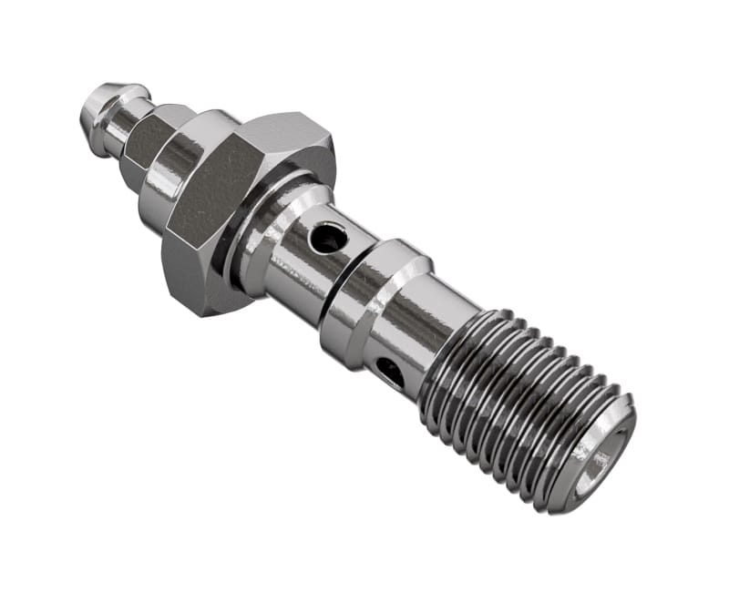 Goodridge — Goodridge Double Banjo Bleed Bolt M10x1.00 (30mm Under Hex)