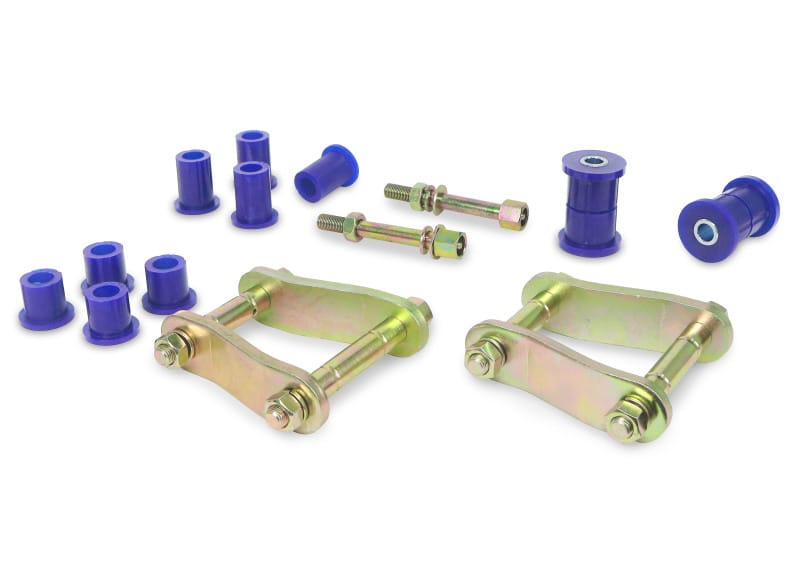 Superpro — Leaf Spring - Bushing and Greaseable Shackle/Pin Kit