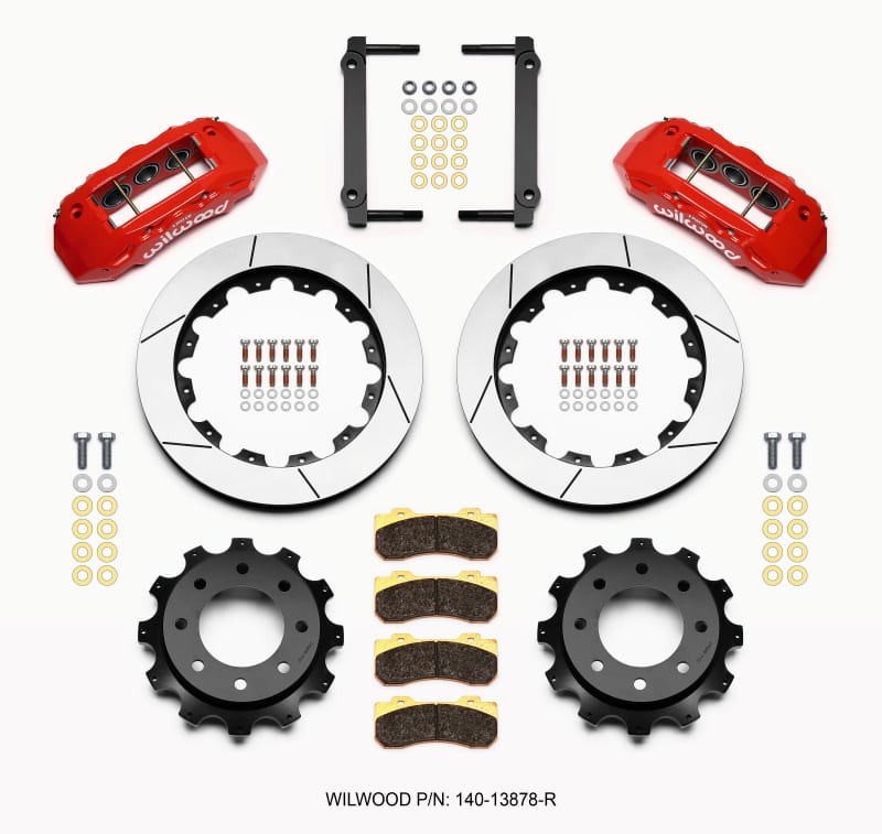 Wilwood — KIT,REAR,TX6R,H2/2500,99-2010,4.63 CENTER REGISTRATION,16.00 ROTOR,RED
