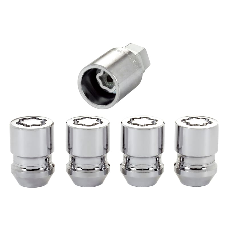 McGard — Cone Seat Exposed Style Wheel Locks-Chrome