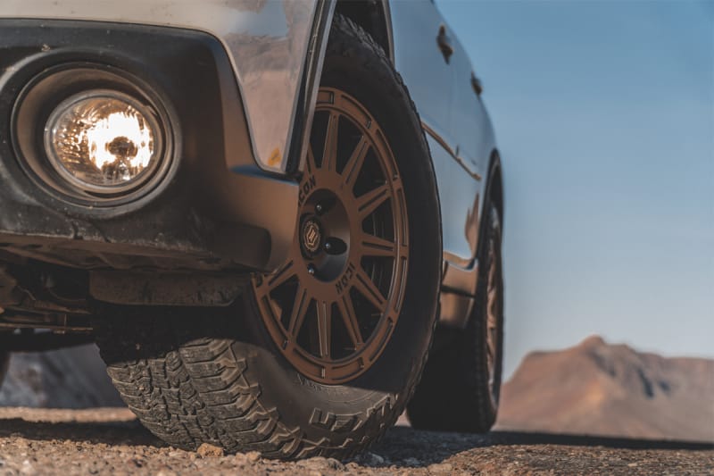 ICON — ICON ALLOYS RICOCHET SAT GOLD - 17 X 8 / 5 X 100 / 38 MM / 6" BS