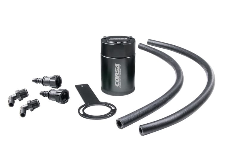 CORSA Performance — CORSA Performance 3 oz. aluminum oil catch can with mounting bracket