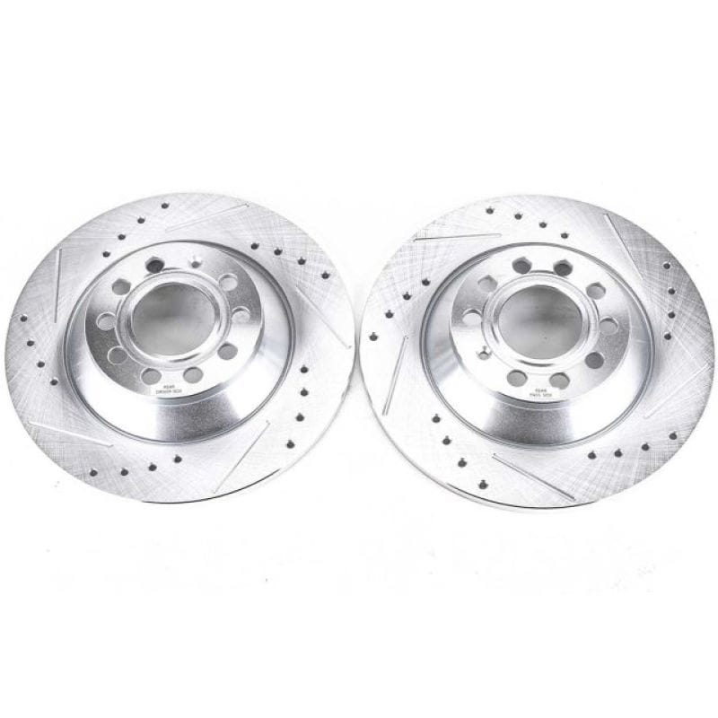 PowerStop — PowerStop Evolution Performance Drilled, Slotted & Plated Brake Rotor Pair