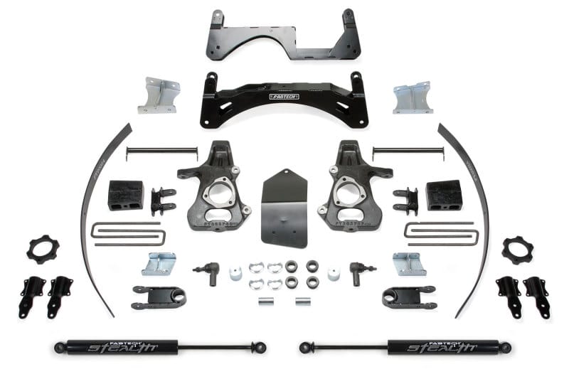 Fabtech — 6" BASIC SYS W/ STEALTH 14-18 GM C/K1500 P/U W/ OE FORG STL UCA
Basic Lift System w/Shocks