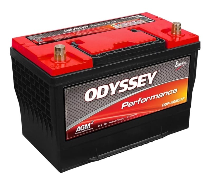 Odyssey Battery — battery, auto, Odyssey ODP-AGM27F, group 27F AGM
