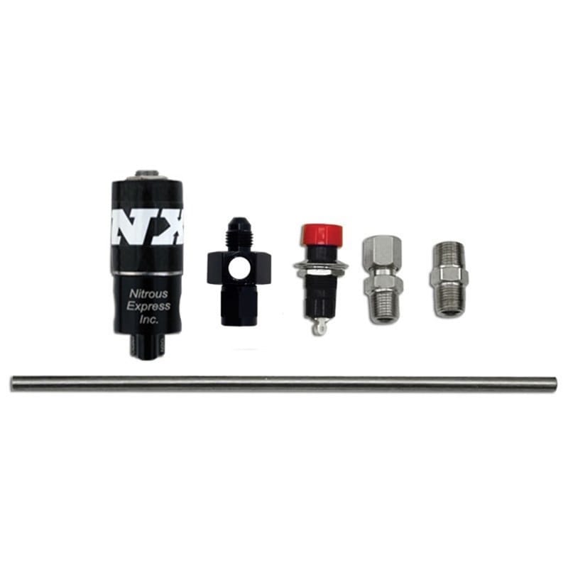 Nitrous Express — NITROUS PURGE VALVE (4AN MANIFOLD, PUSH BUTTON, AND VENT TUBE)
Nitrous Oxide Purge Kit