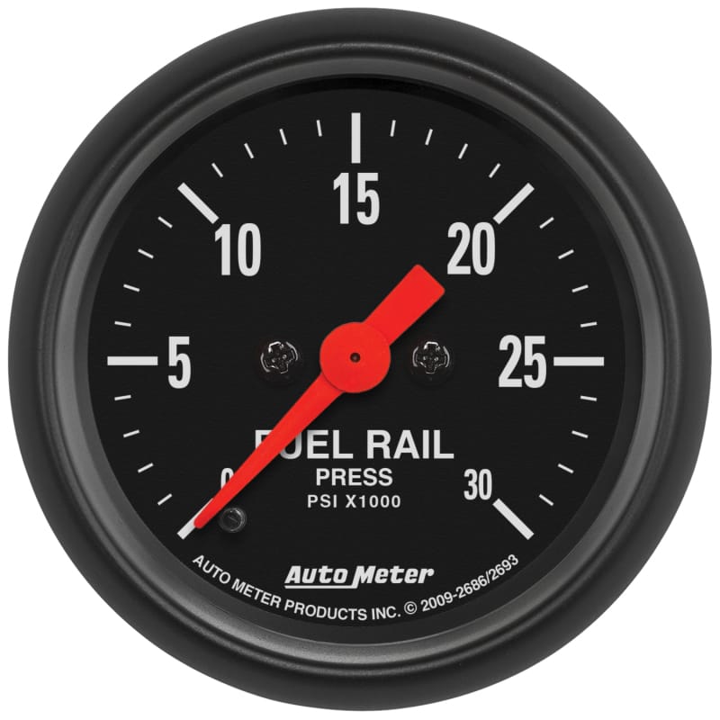 AutoMeter — GAUGE, RAIL PRESSURE (RAM 6.7L), 2 1/16" , 30KPSI, DIGITAL STEPPER MOTOR, Z