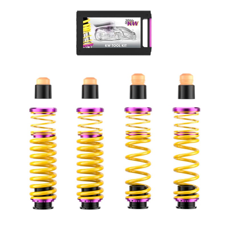 KW — Height adjustable lowering springs for use with or without electronic dampers
KW HEIGHT ADJUSTABLE SPRING KIT - 25333007