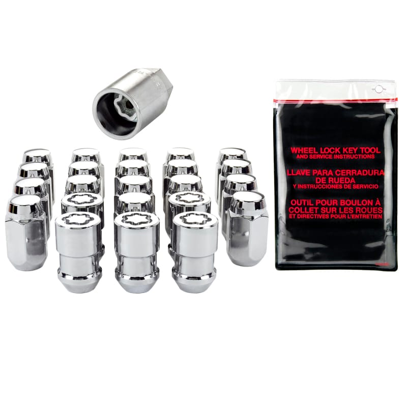 McGard — Cone Seat Exposed Style 23-Piece Wheel Installation Kit-Chrome